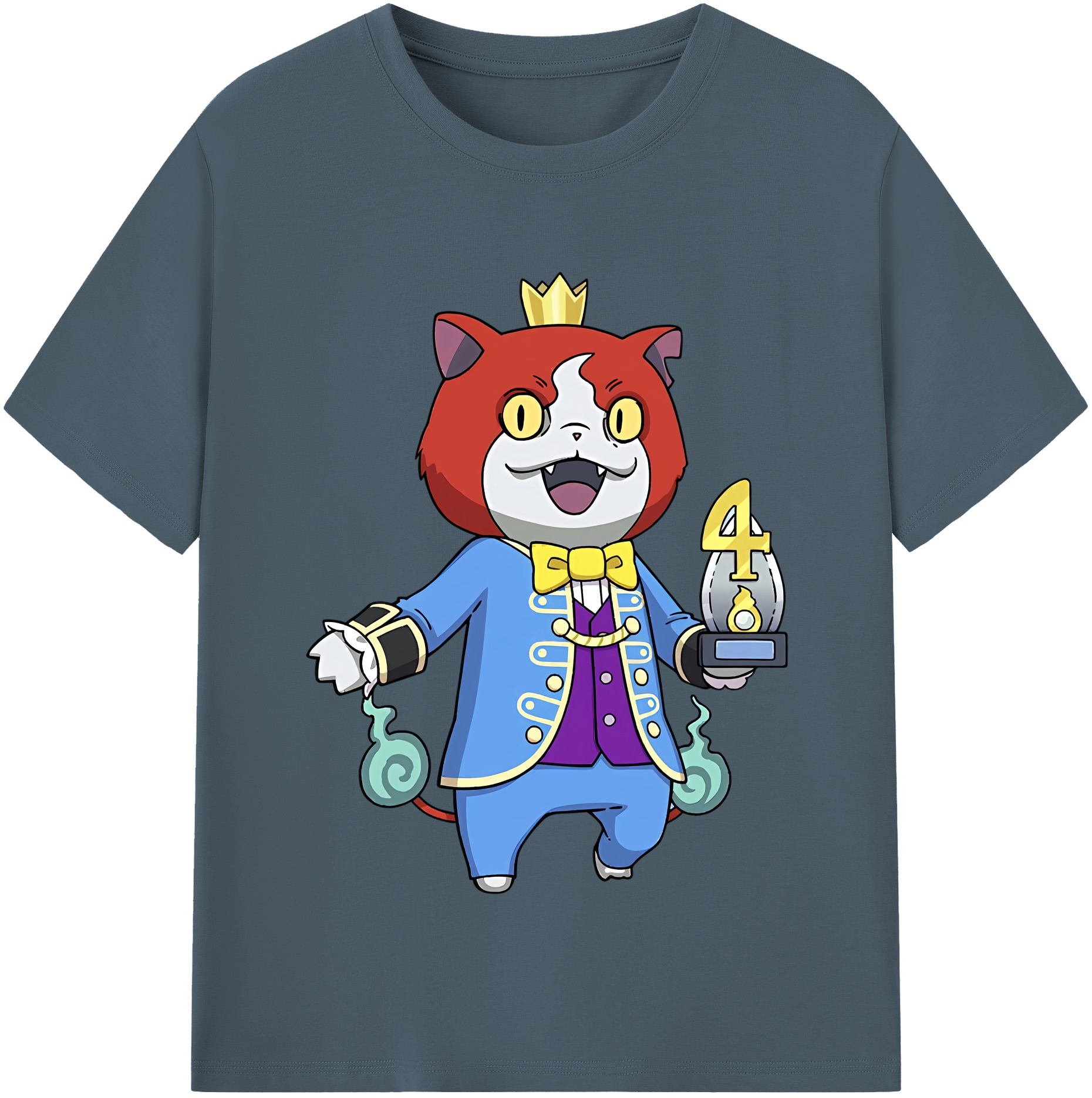 （画像用） 妖怪ウォッチ Yo-kai Watch 綿100％半袖Tシャツ（フロントプリント）